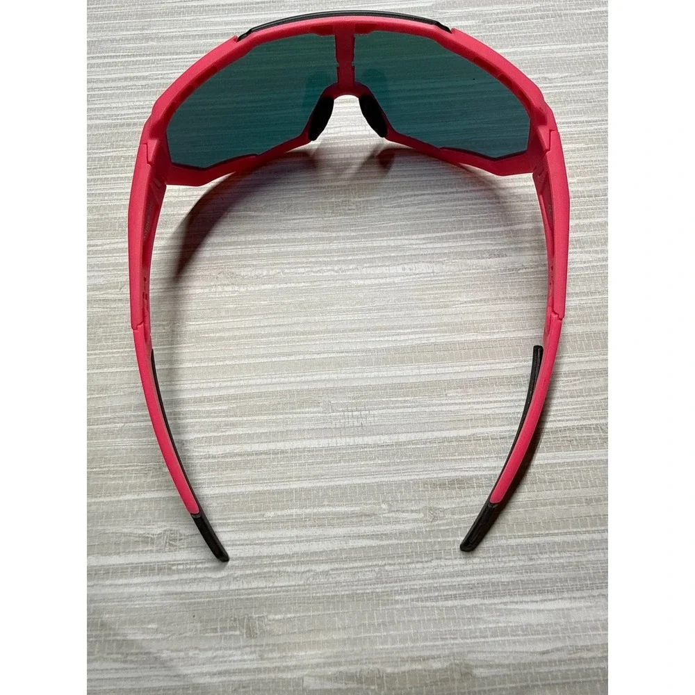 X-TIGER Cycling Sunglasses Pink Mirrored Shield Lens MTB‎ Road Bike UV400 Sports